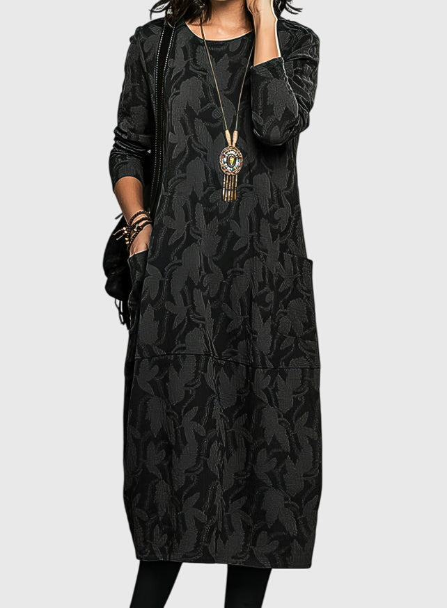 Victoria | Casual Round Neck Dress – view 4