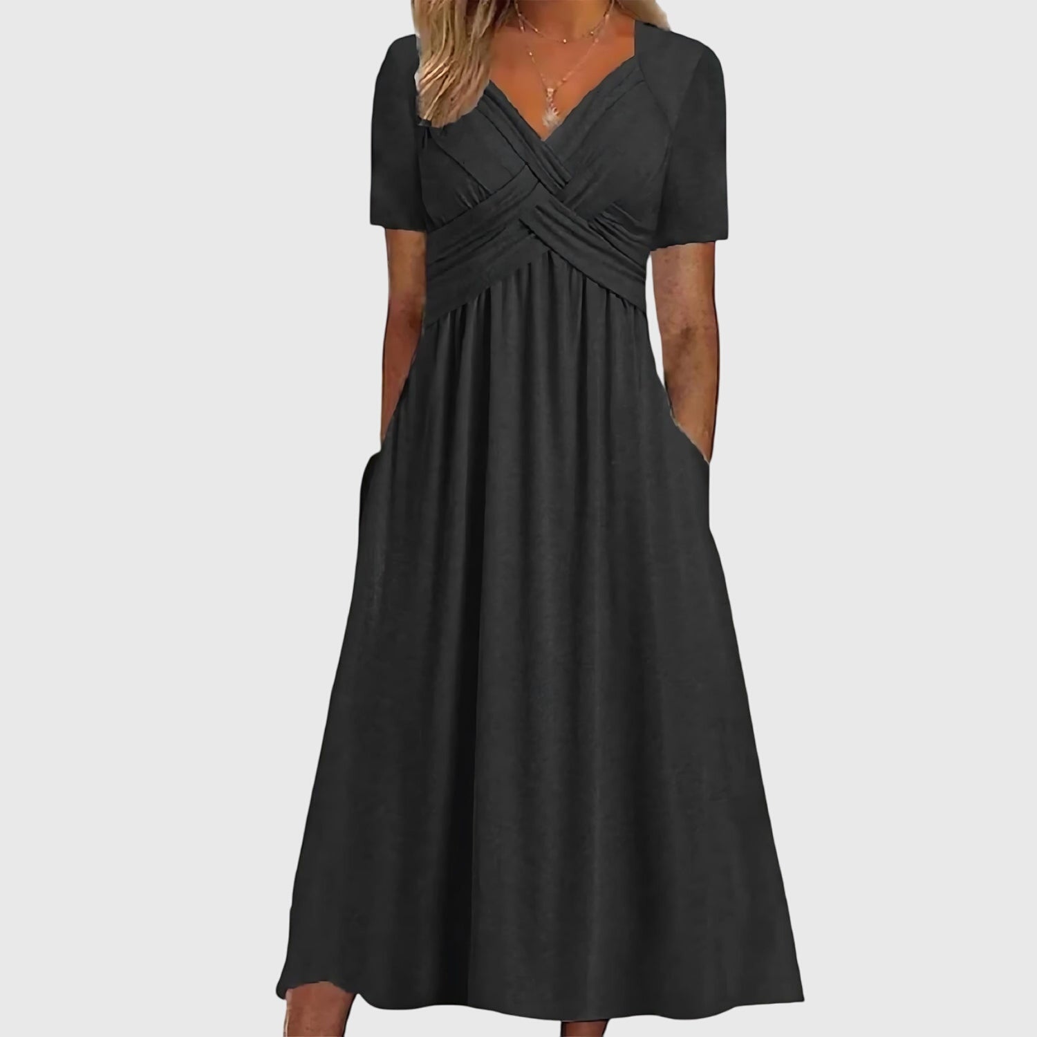 Viola | Midi Dress with Tummy Control – view 4