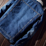 Milan™ | Cozy Winter Denim Jacket – view 7