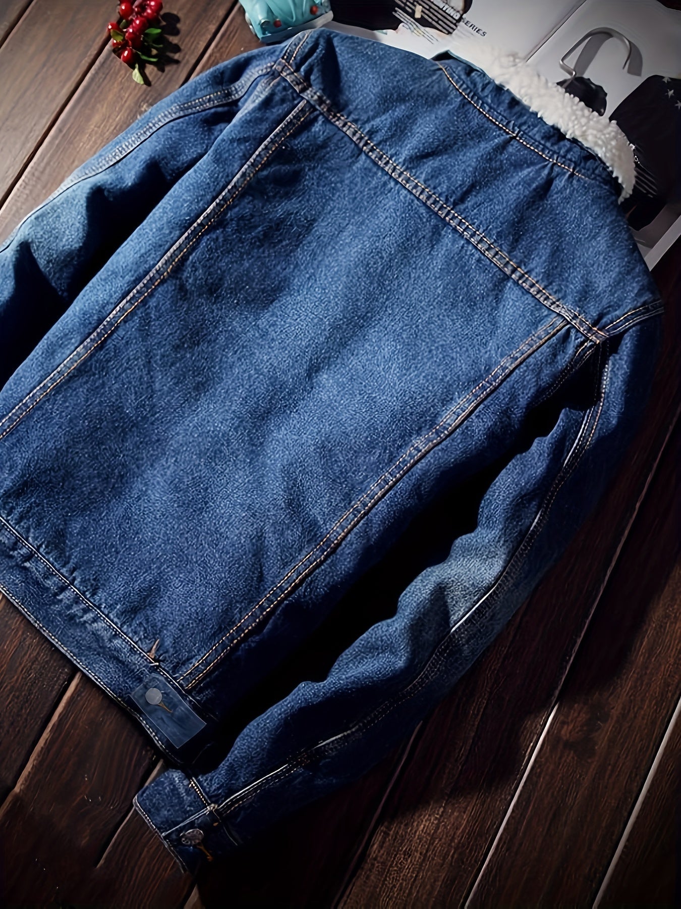 Milan™ | Cozy Winter Denim Jacket – view 7