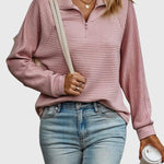 Christine | Stylish Half-Zip Sweater – view 2