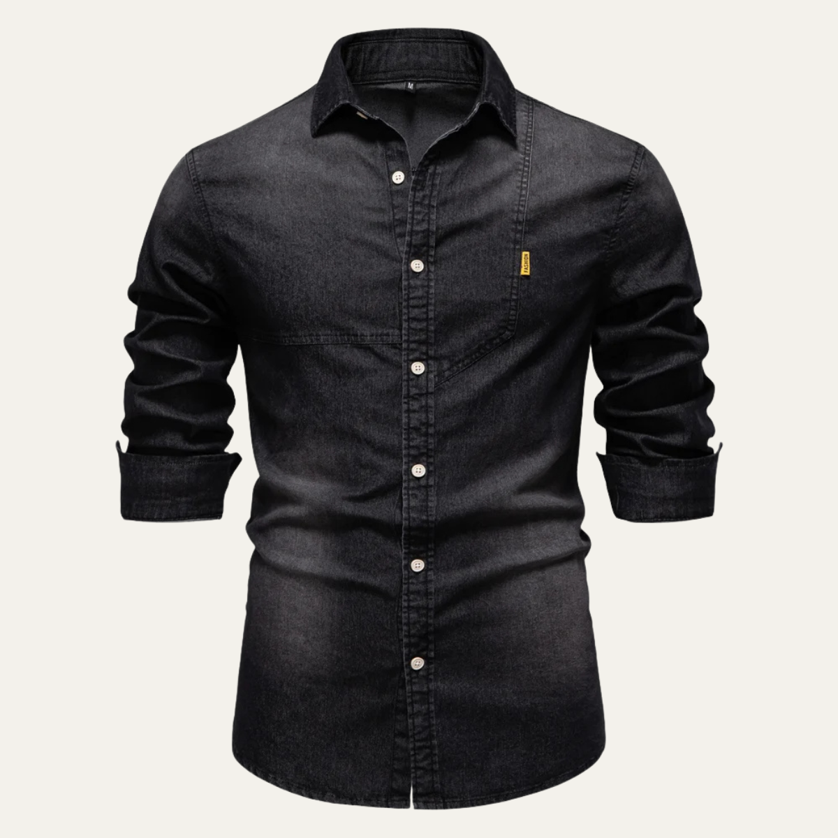 The Meadowford Men’s Slim Fit Cowboy Style Denim Shirt – view 5