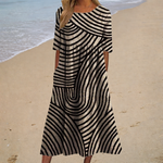 Thais - Chic and Comfortable Long Flowing Dress – view 5