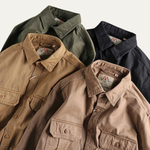 The Hillston Men’s Vintage Washed Utility Casual Shirt Jacket – view 9