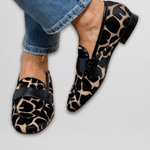 Mairead leopard comfort loafers for women | Ellie Dublin