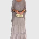 Patricia | Elegant Long and Flowing Dress – view 8