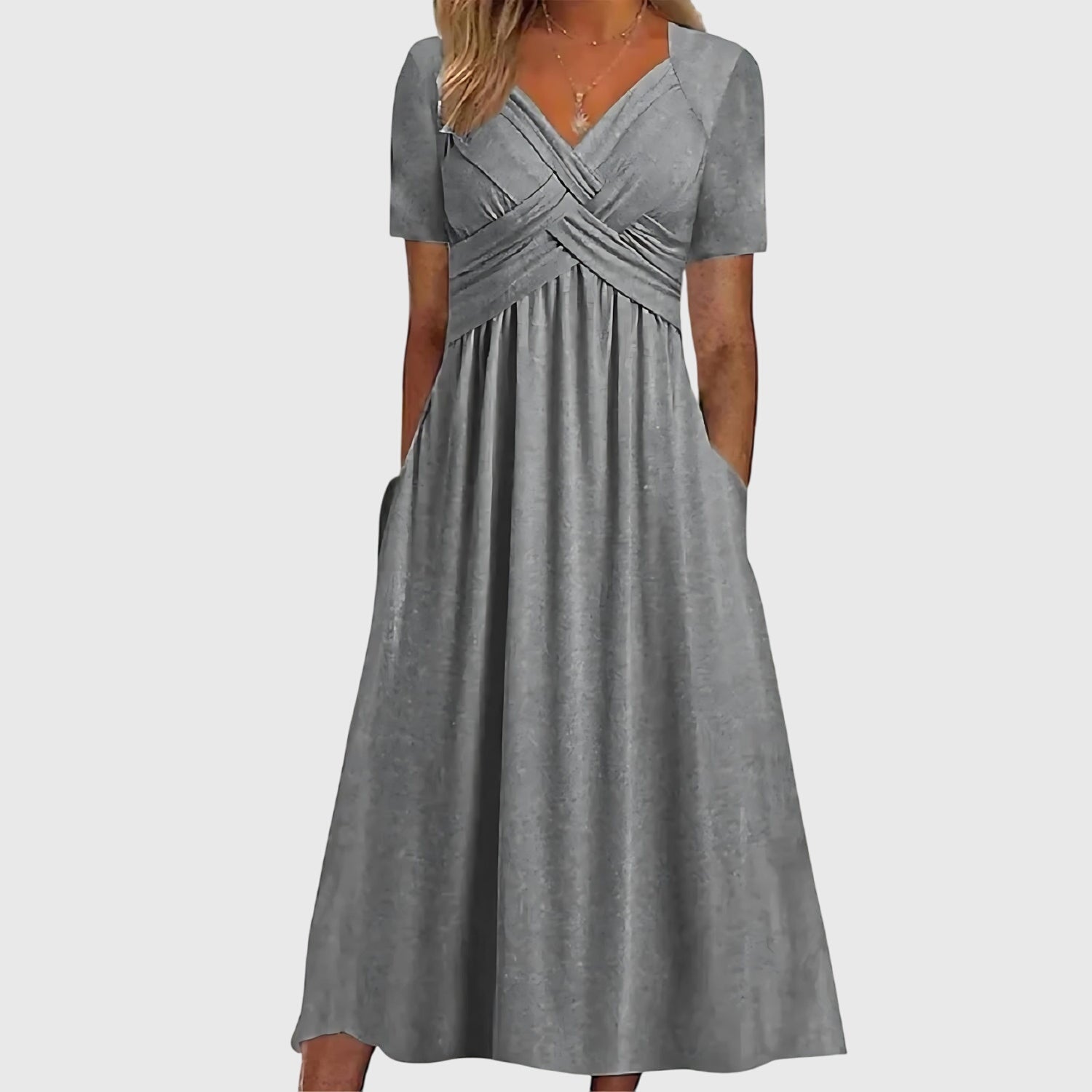 Viola | Midi Dress with Tummy Control – view 2