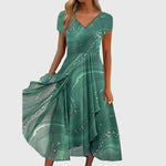 Aubrielle | Fluid Midi Dress – view 3