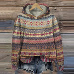 Gaby | Vintage-Inspired Ethnic Sweatshirt – view 2