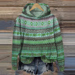 Gaby | Vintage-Inspired Ethnic Sweatshirt – view 3
