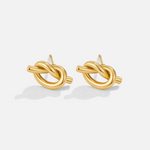 Margaux – Braided Gold Earrings
