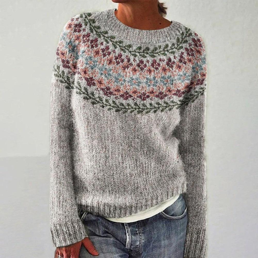 Bridget vintage Icelandic knit jumper for women | Ellie Dublin