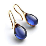 Crystal Earrings in Gold and Silver – view 3
