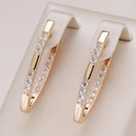 Eleganta Zirconia Earrings by Sylvia – view 2