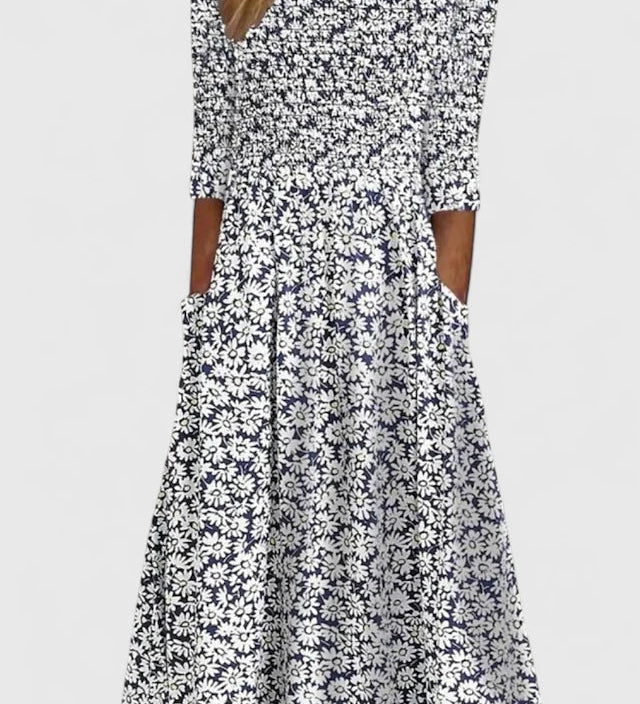 Violethia | Elegant Midi Dress