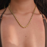 Hélène – Gold Necklace with Dotted Accents – view 2