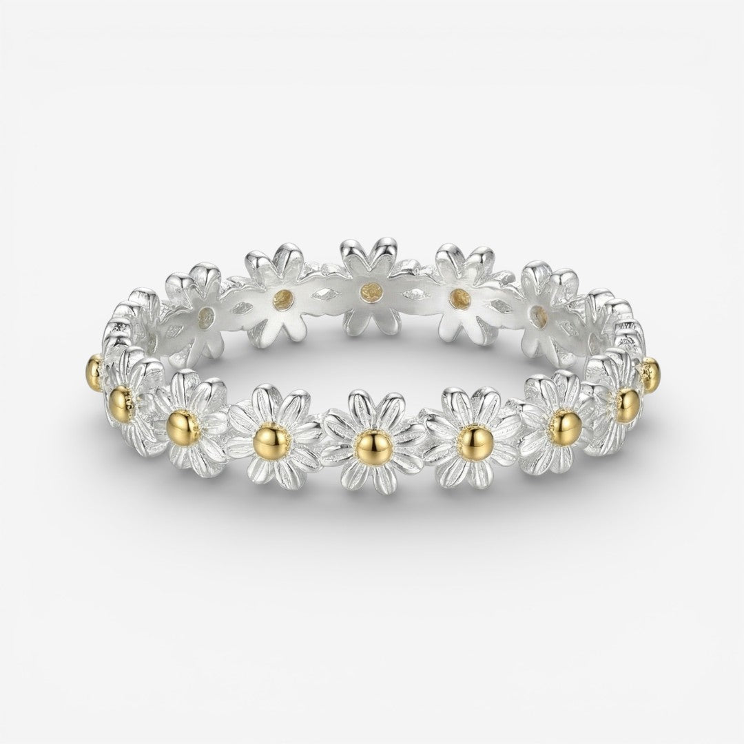 Opulent Floral Garden Ring
