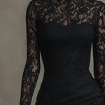 Jeanne | Elegant Lace Maxi Dress with Mermaid Hem – view 4