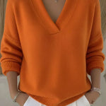 Vivelle relaxed V-neck jumper, fifth colourway | Ellie Dublin