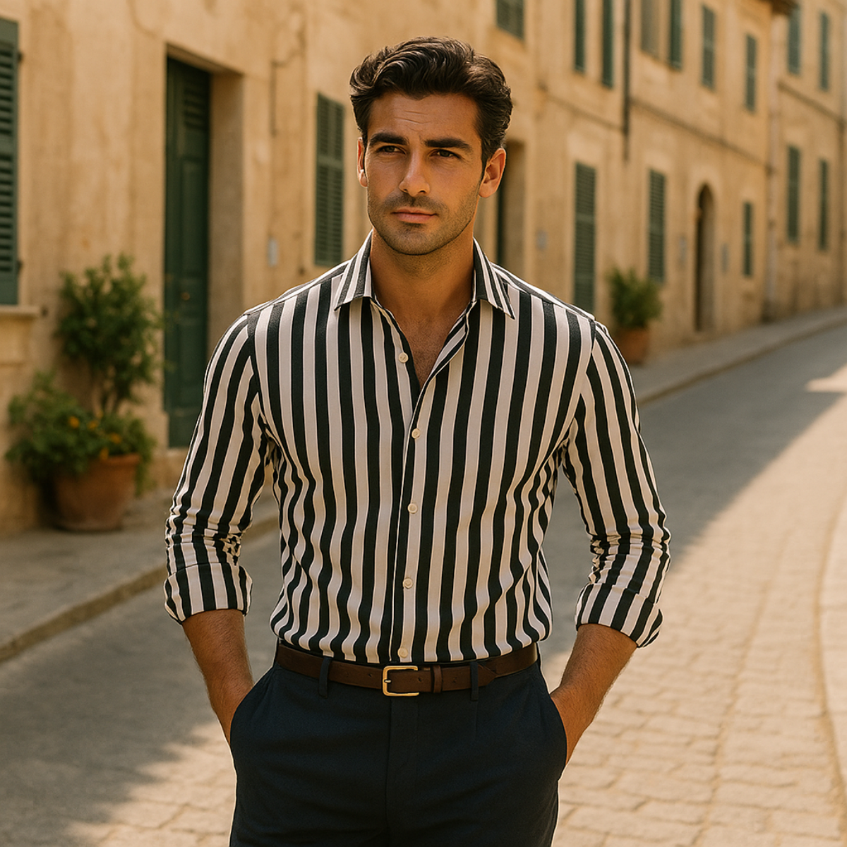 The Vittorio Striped Shirt – view 7