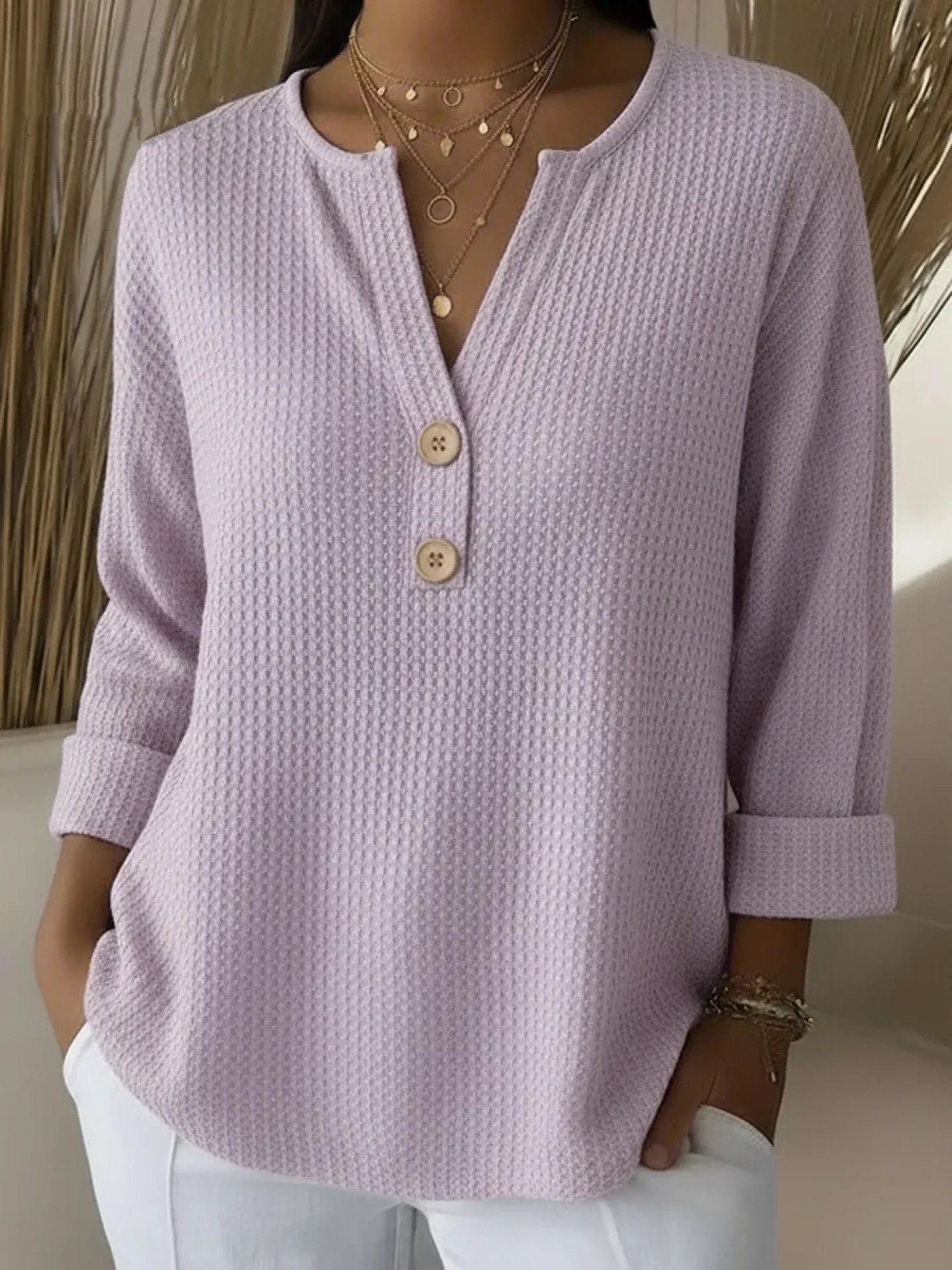 Lucinda henley button top for women | Ellie Dublin