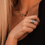 Bliss - Chunky Vintage Silver Band – view 4