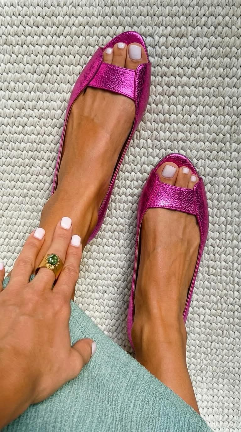 Adelina | Chic Comfort Gold Sandals – view 5