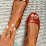 Adelina | Chic Comfort Gold Sandals – view 6