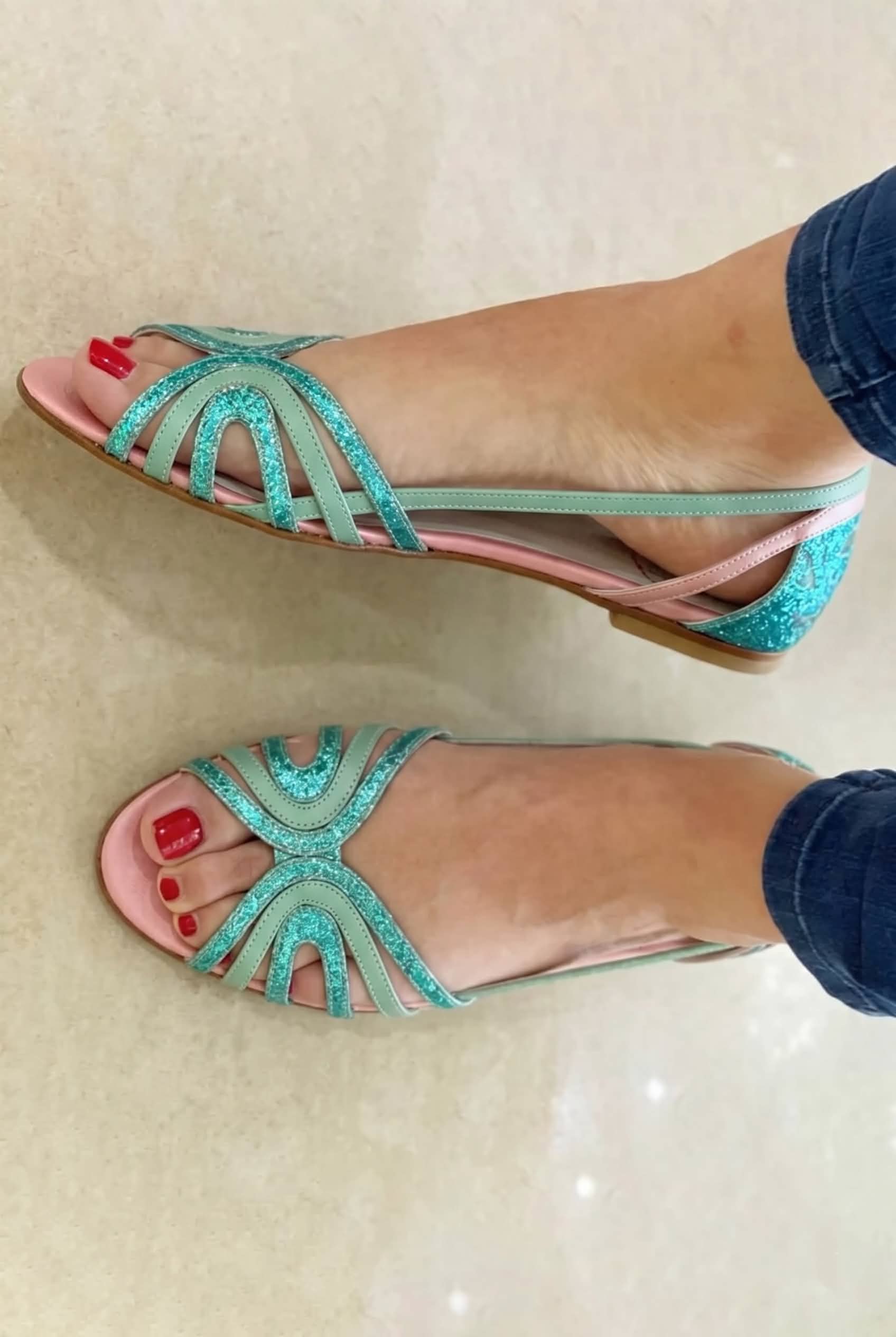 Eleonora | Golden Sandals Summer Light – view 6