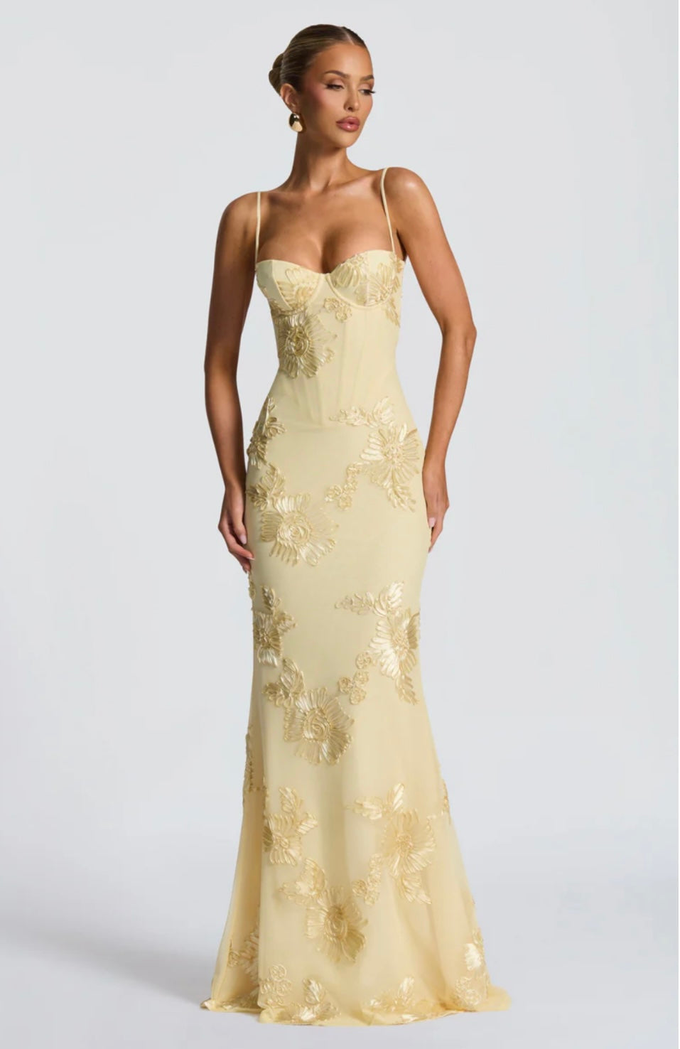 Justine | Elegant Maxi Dress – view 3