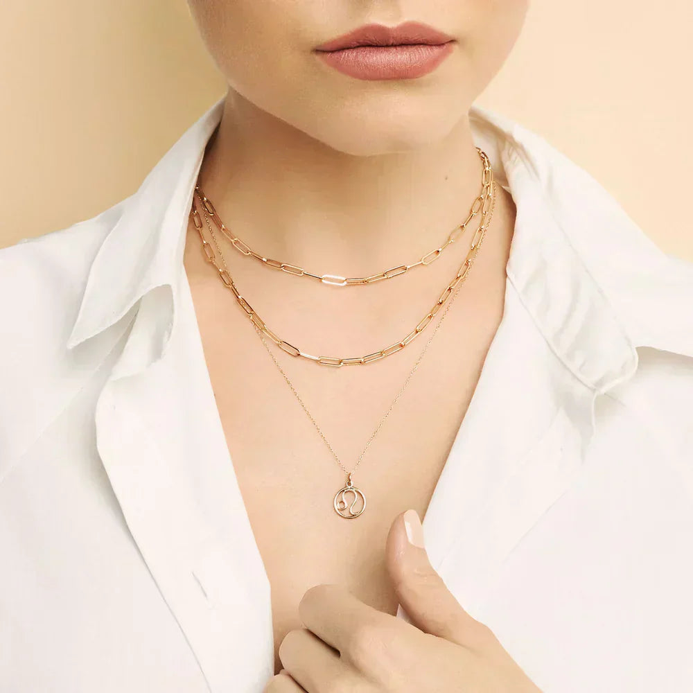 Astrological Sign Pendant Necklace – view 3