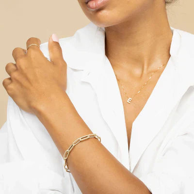 Love Letters Initial Necklace – view 3