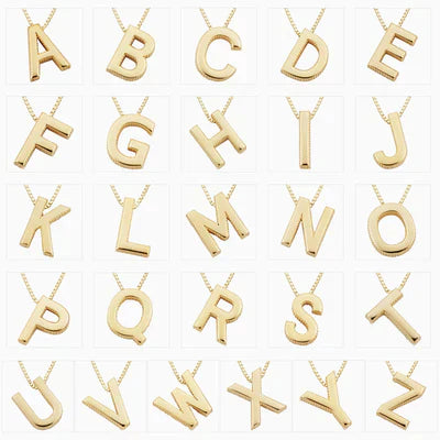 Initials Necklace with Love Letter Design – view 7