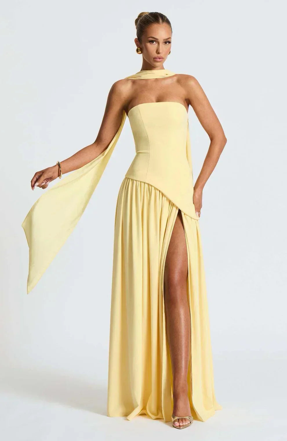Donna | Off-Shoulder Maxi Dress – view 16