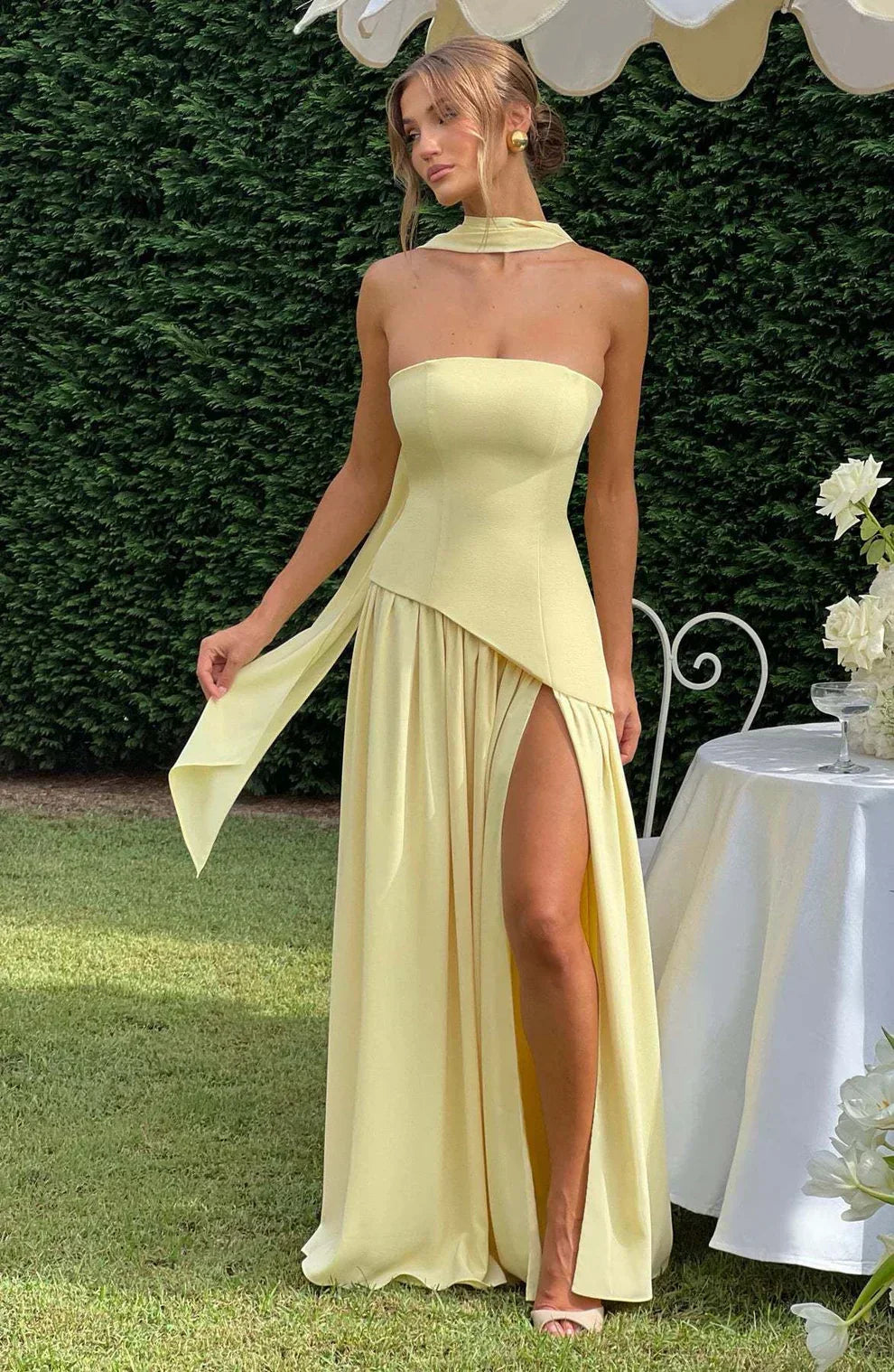 Donna | Off-Shoulder Maxi Dress – view 18