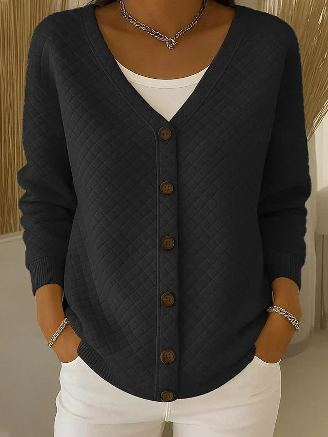Laverne quilted cardigan, sixth colourway | Ellie Dublin