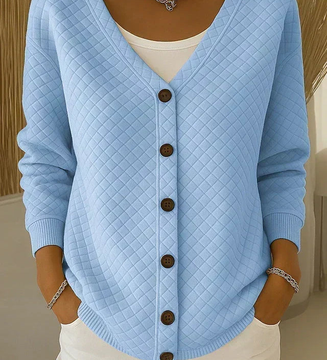 Laverne quilted cardigan, second colourway | Ellie Dublin