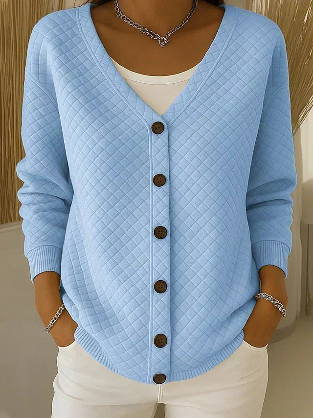Laverne quilted cardigan, second colourway | Ellie Dublin