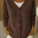 Laverne quilted cardigan, fourth colourway | Ellie Dublin