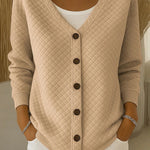 Laverne quilted cardigan, third colourway | Ellie Dublin