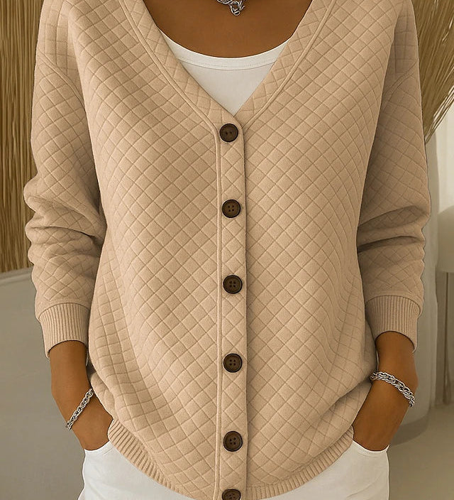 Laverne quilted cardigan, third colourway | Ellie Dublin