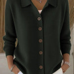 Josephine collared cardigan, third colourway | Ellie Dublin