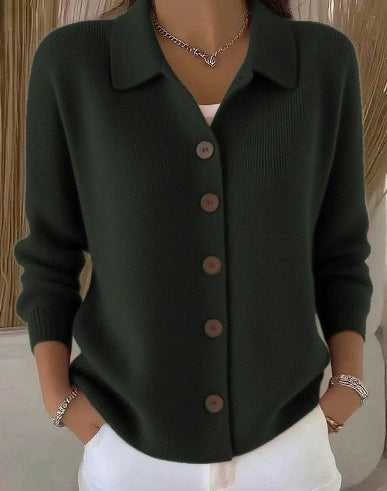 Josephine collared cardigan, third colourway | Ellie Dublin