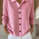 Josephine collared cardigan, second colourway | Ellie Dublin