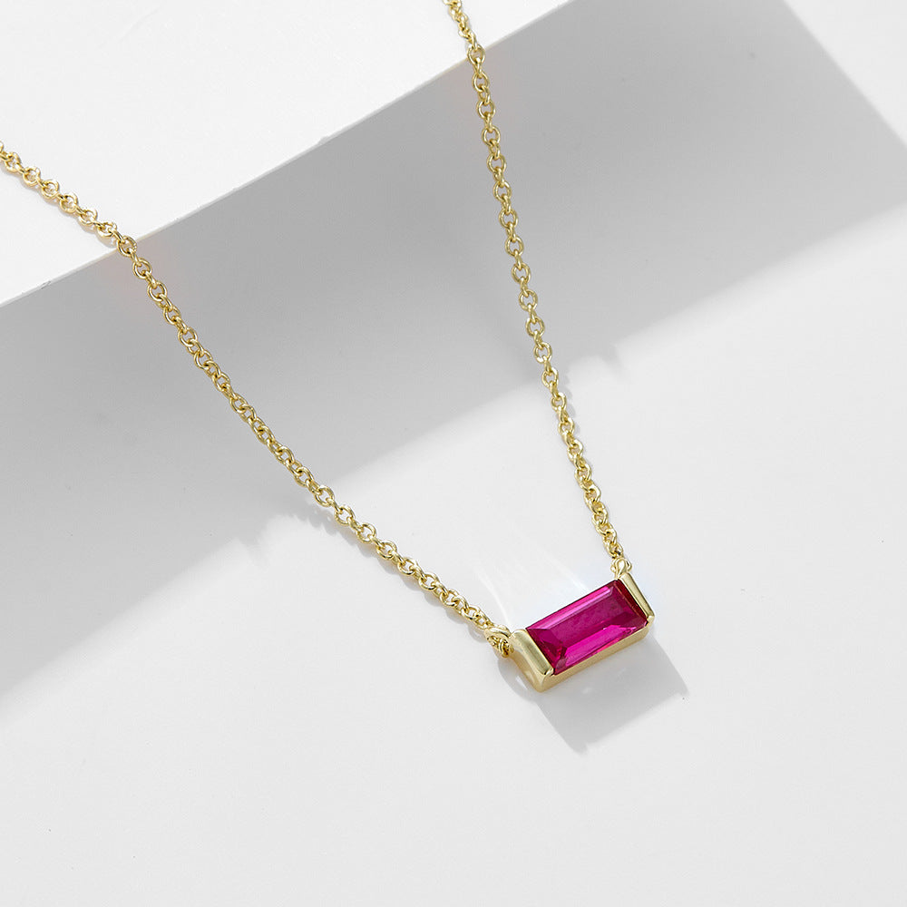 Livia – Silver Necklace Featuring Delicate Small Pendant – view 17