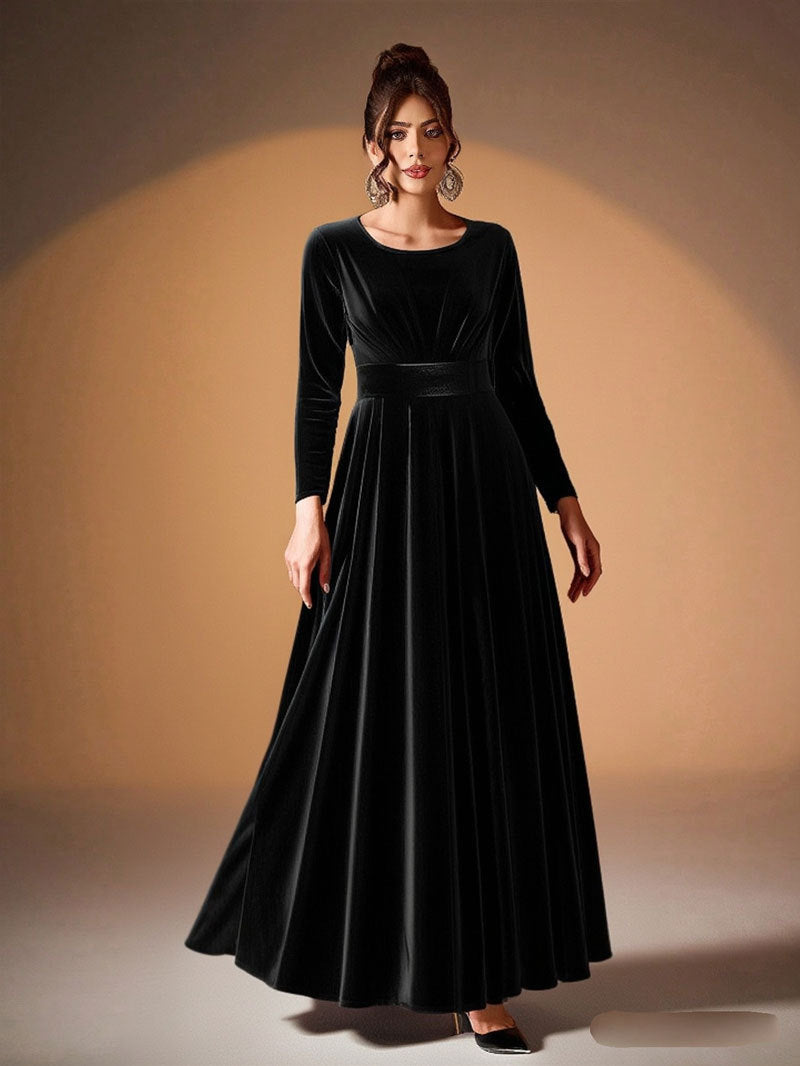 Béatrice | Maxi Dress with Long Sleeves – view 2
