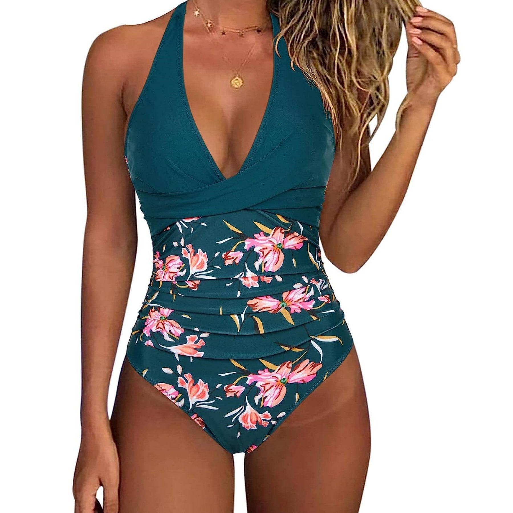 Rosalie | V-Neck Sculpting Swimsuit – view 5