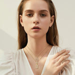 Moissanite Initial Pendant – view 4