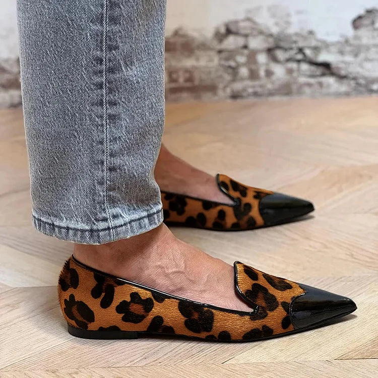 Avera - Leopard Print Charm Loafers – view 2