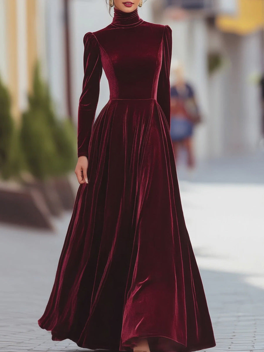 Éléonore | Maxi Dress with High Neck – view 2
